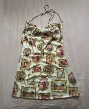 Dolls Kill Sugar Thrillz Regal Moments Slip Dress thumbnail 4