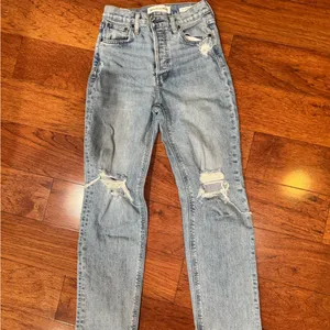 Denim Forum Aritzia Arlo High Rise Straight Jeans Size 26 thumbnail 2