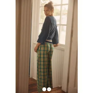 By Anthropologie Flannel Boxer Trousers thumbnail 3