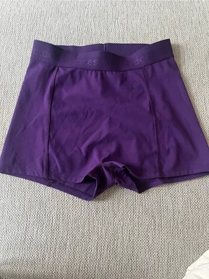 Outdoor Voices Womens‎ Small Zoom 1.5 Bloomer Shorts Acai Purple Stretch thumbnail 2