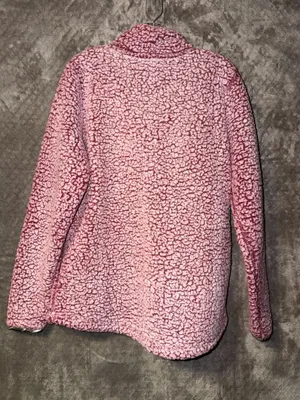 Realtree by Colosseum Pink Sherpa Snap-Up Pullover Fleece Jacket Size L thumbnail 10
