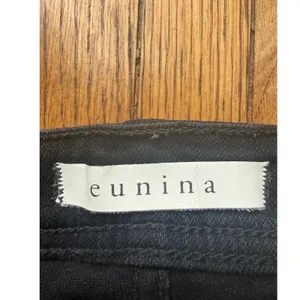 Eunina Black Distressed Skinny Jeans Mens Size 9 Ripped Edgy Denim Pants thumbnail 5