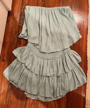 Mustard Seed smocked waist romper thumbnail 1