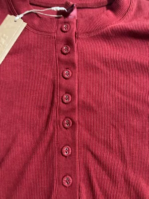 SKIMS Cotton Rib Henley M thumbnail 3