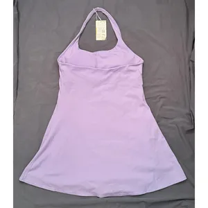 NWT Halara Halter Exercise Dress in Wanderlust Lilac Size XL thumbnail 3