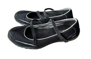 Skechers Size 6 Women Relaxed Fit Memory Foam Bikers Sneakers Black New thumbnail 1