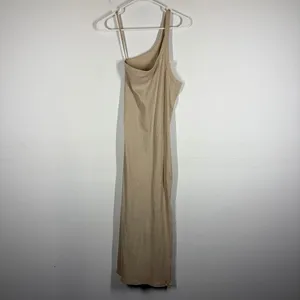 NWT Aerie One Shoulder Ribbed Midi Dress Size Medium thumbnail 4