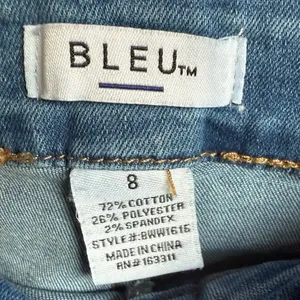 BLEU Button Detail Pocket‎ Wide Leg Jeans Sz 8 thumbnail 7