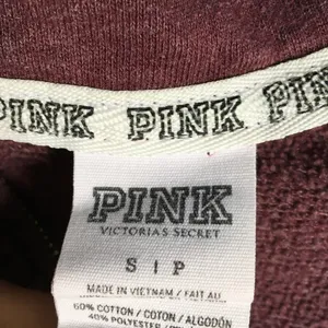 VS Pink 1/4 Zip Pullover Sweater 86 Logo Top S v6x thumbnail 7
