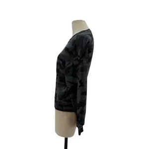 Rails Ramona Sweatshirt Iron Camo Print‎ Gray Black Long Sleeve Size XS thumbnail 7