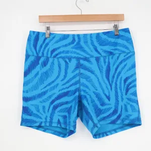 DSG DICK'S Sporting Goods Athletic Shorts Women XL Blue Tie Dye Stretch Mid Rise thumbnail 2