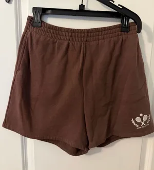 Divided Brown Athletic Lounge Shorts, Sz S thumbnail 1
