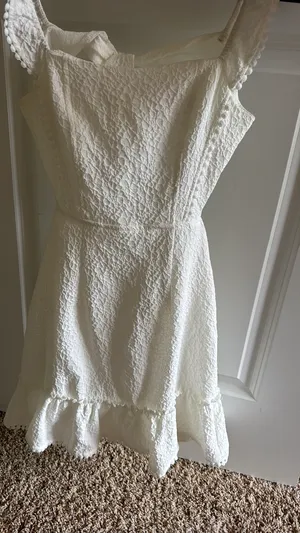 White Dress Shein thumbnail 4
