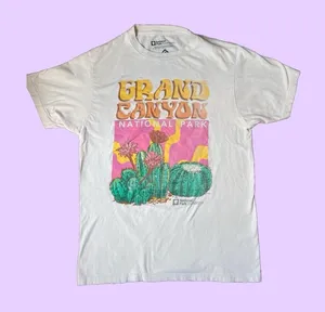 National Parks Foundation Grand Canyon National Park Cactus Graphic T-Shirt 🔥 thumbnail 1