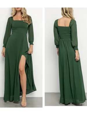 NWT Baltic Born Giselle Maxi Dress Evergreen Cocktail Formal Size Medium M thumbnail 2