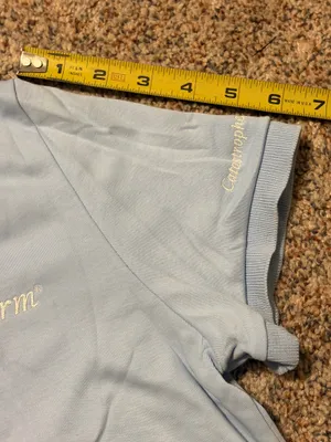 State Farm work shirt ladies women Small 6-8 polo collared Catastrophe Services Lands End brand. Cotton. Used. Small stain on the back shown in photos. thumbnail 5