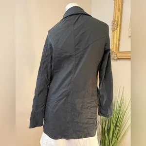 209 Brand Boutique Black Button Front Lightweight Jacket Women’s Size 8 thumbnail 4