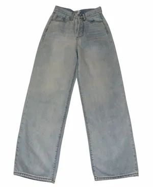 Princess Polly Light Wash Jeans High-Rise wide leg thumbnail 1