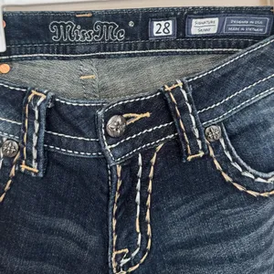 Miss Me Signature Skinny Jeans Women’s Size 28 x 31 JS5016S2 Dark Wash Stretch thumbnail 7