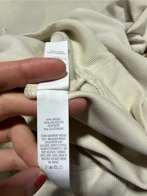 Aerie offline Half-Zip Pullover Sweatshirt in Light Beige/Cream xl thumbnail 8