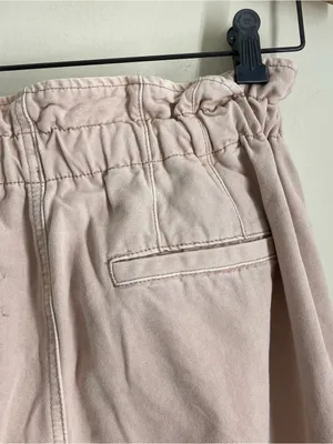 Free People Margate Pleated Paperbag Trousers Misty Rose size XS thumbnail 6