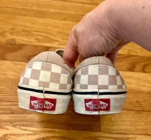 Vans Classic Slip-On Checkerboard Dusty Pink Sneakers Women's 6.0 EU 36 thumbnail 7
