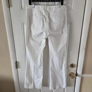Gap 1969 Long & Lean White Sexy Bootcut Jeans Size 12 / 31x32 Y2K Mid Rise Denim thumbnail 2