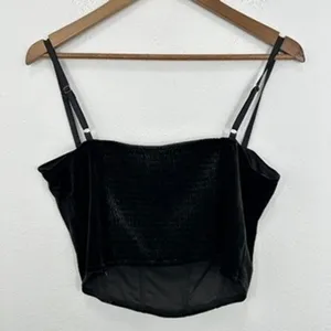 ASTR Black Velvet Bustier Corset Gothic Dark‎ Romantic Wuthering Heights NWT thumbnail 7