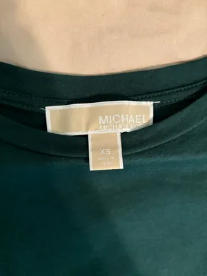 Michael Kors Green Short Sleeve Blouse thumbnail 3