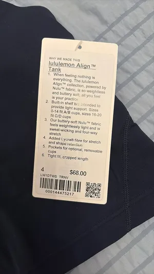 Lululemon Align Tank Navy thumbnail 2