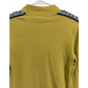 Free‎ People Switch It Up Thermal Top Yellow Women's Size Medium thumbnail 4