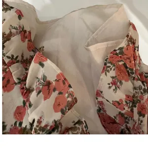 Nasty Gal Bud‎ Times Pink Floral Mini Dress Size 4 NWT Ruffle Tie Straps Girly thumbnail 14