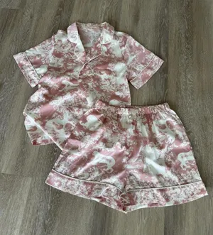 Satin set Pink thumbnail 1