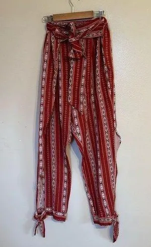 SheIn Red Slit Pants thumbnail 1
