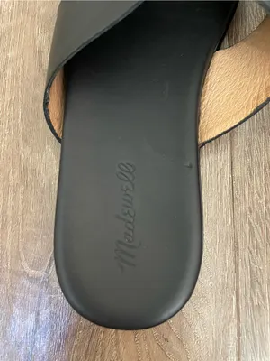 Madewell The Louisa Crisscross Slide Women’s Size 10 Black Leather Sandals thumbnail 6