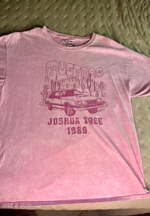 Graphic Mustang Tee Pink Size L thumbnail 1