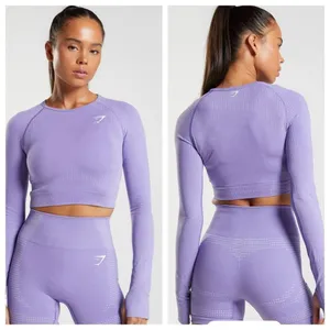 Gymshark VITAL SEAMLESS 2.0 CROP TOP Long Sleeve size Small thumbnail 2
