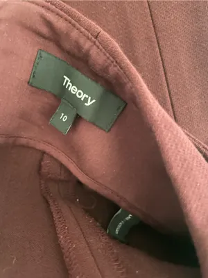 Theory Camogie High Waist Belted Wool Blend Wide Leg Trouser Pants in Graham thumbnail 4