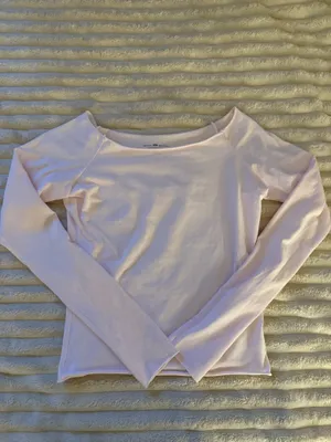 Brandy Melville Long Sleeve Top Pink thumbnail 2