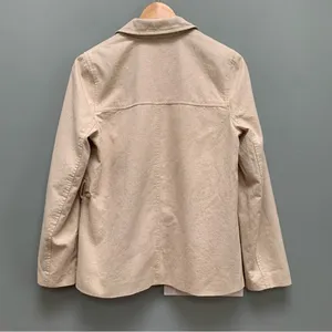 Madewell Cotton-Linen Beige Summer Blazer Jacket S thumbnail 8