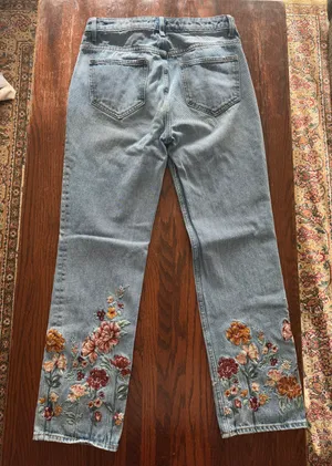 Driftwood Embroidered Jeans thumbnail 6