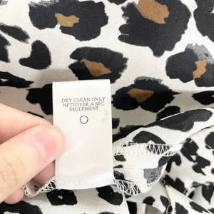 A.L.C. Frank Womens S 100% Silk Dress Leopard‎ Animal Print Cutout Back USA Made thumbnail 15