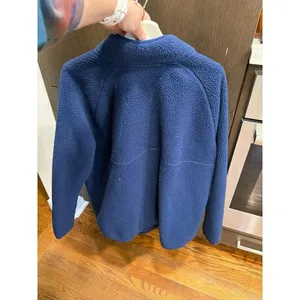 Vineyard‎ Vines Blue Sherpa Fleece 1/2 Zip Pullover Jacket Size XXL thumbnail 3