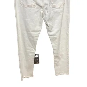 Maje Acid Wash Straight Leg Jeans White Denim Size 40 / US‎ 8 thumbnail 12