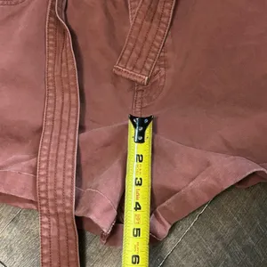 Abercrombie‎ & Fitch Mauve Paperbag High Rise Shorts with Belt Womens Size M thumbnail 6