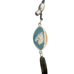 Alex and Ani Teal and Silver Jacksonville Jaguars Bracelet thumbnail 5