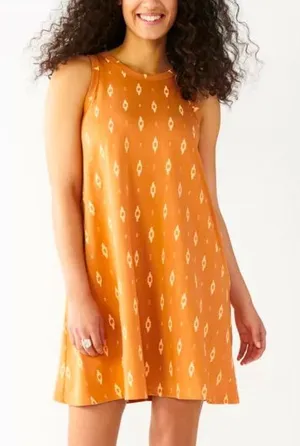 🛍️Sonoma Women’s Cotton Sleeveless Printed Shift Sun Dress Size Large thumbnail 1
