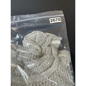 POL Textured Knit Sweater Womens M Gray Lightweight Drop Shoulder Exposed Hem thumbnail 8