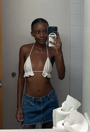 Edikted Keoni Ruffle Triangle Bra Top thumbnail 3
