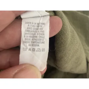 Aerie Olive Cotton Smocked Romper XS Pockets Cami thumbnail 14